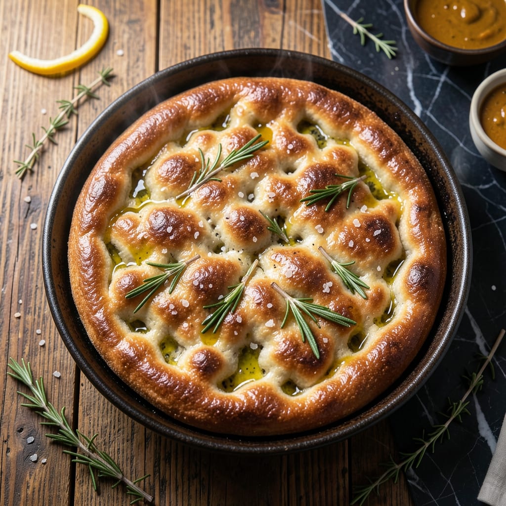 Focaccia Recipe Without Mixer: No-Knead Olive Oil Richness
