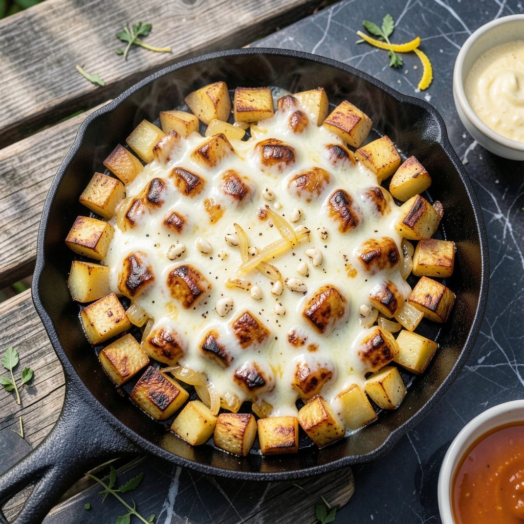 Cheesy Potatoes on the Grill Recipe: Smoky Melted Goodness in Foil Packets