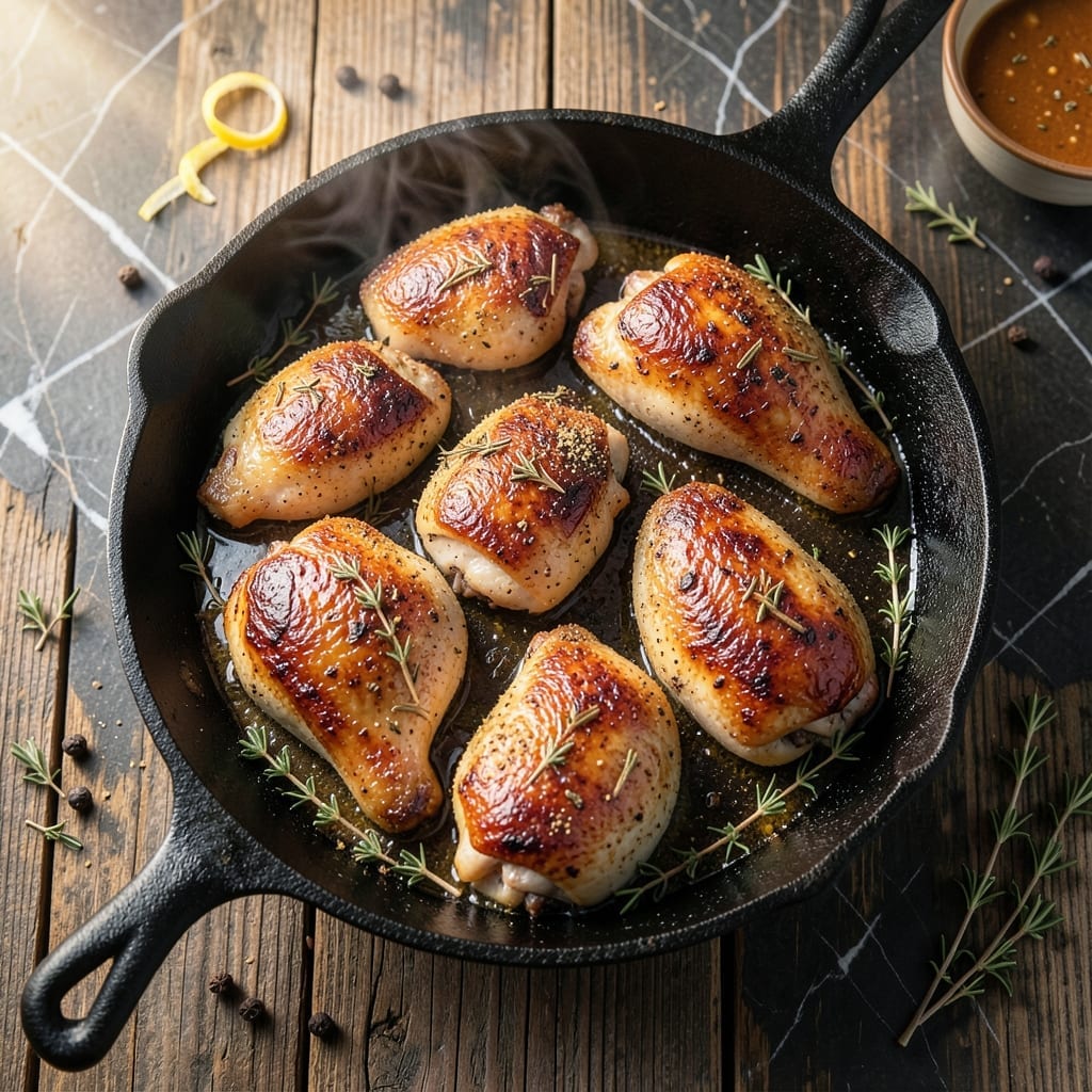 Recipe For Baked Chicken Thighs Bone In: Crispy Skin and Herb-Infused Flavor