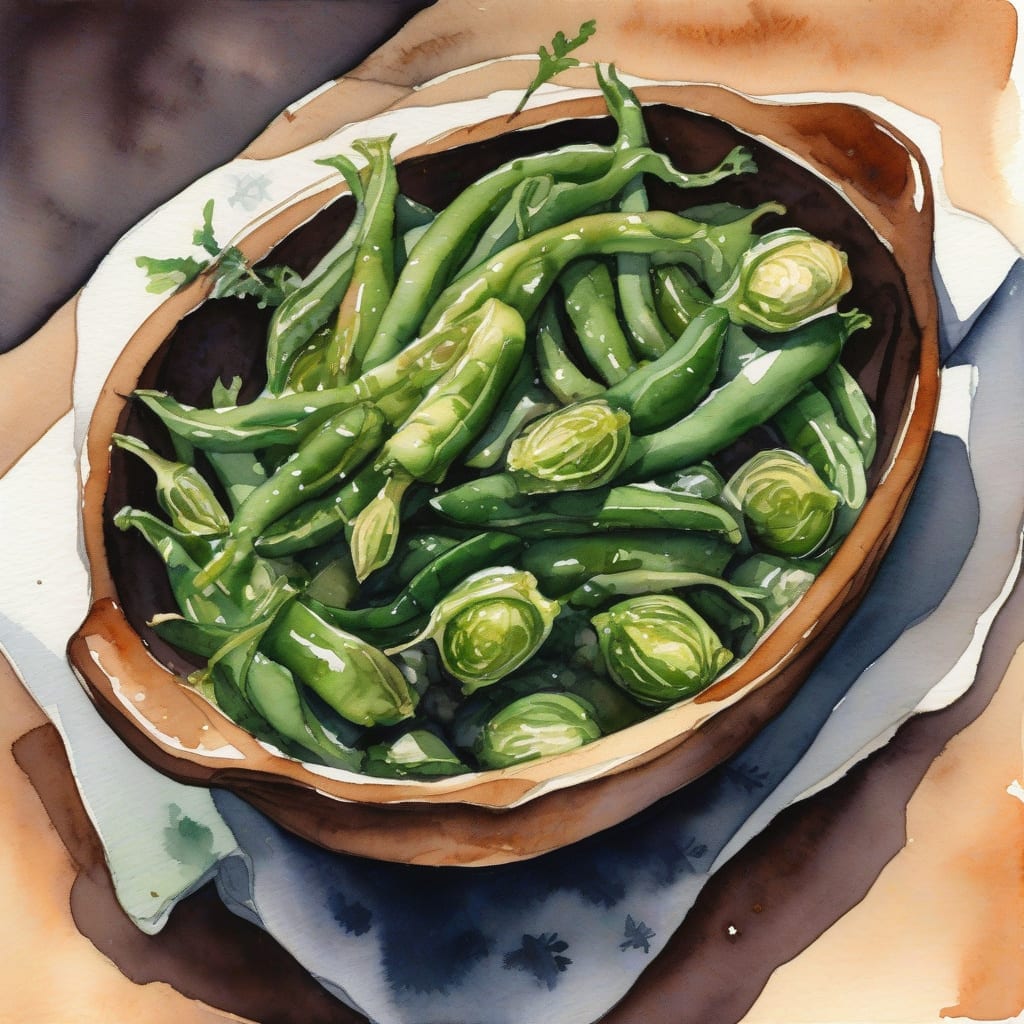 green bean and brussel sprout recipe