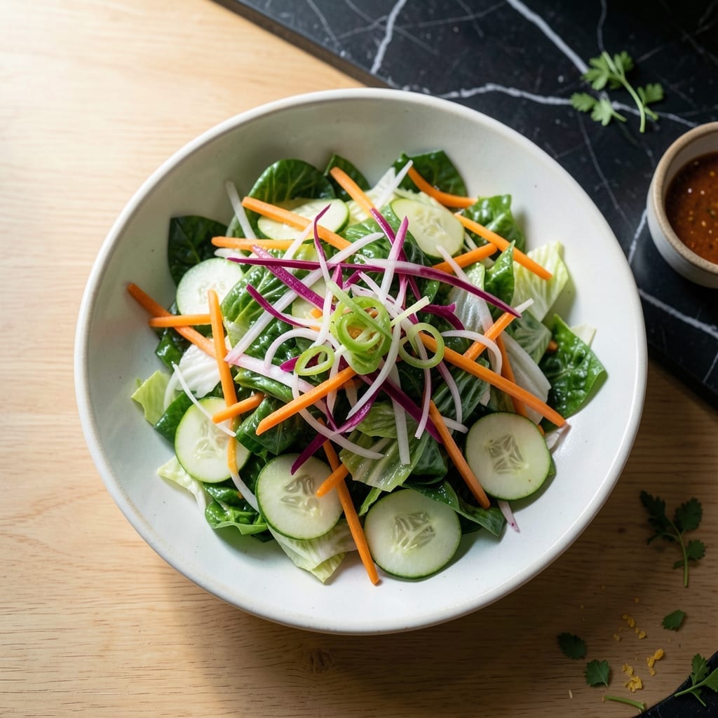 Kona Grill Asian Salad Recipe: Crunchy Veggies With Sesame-Ginger Dressing