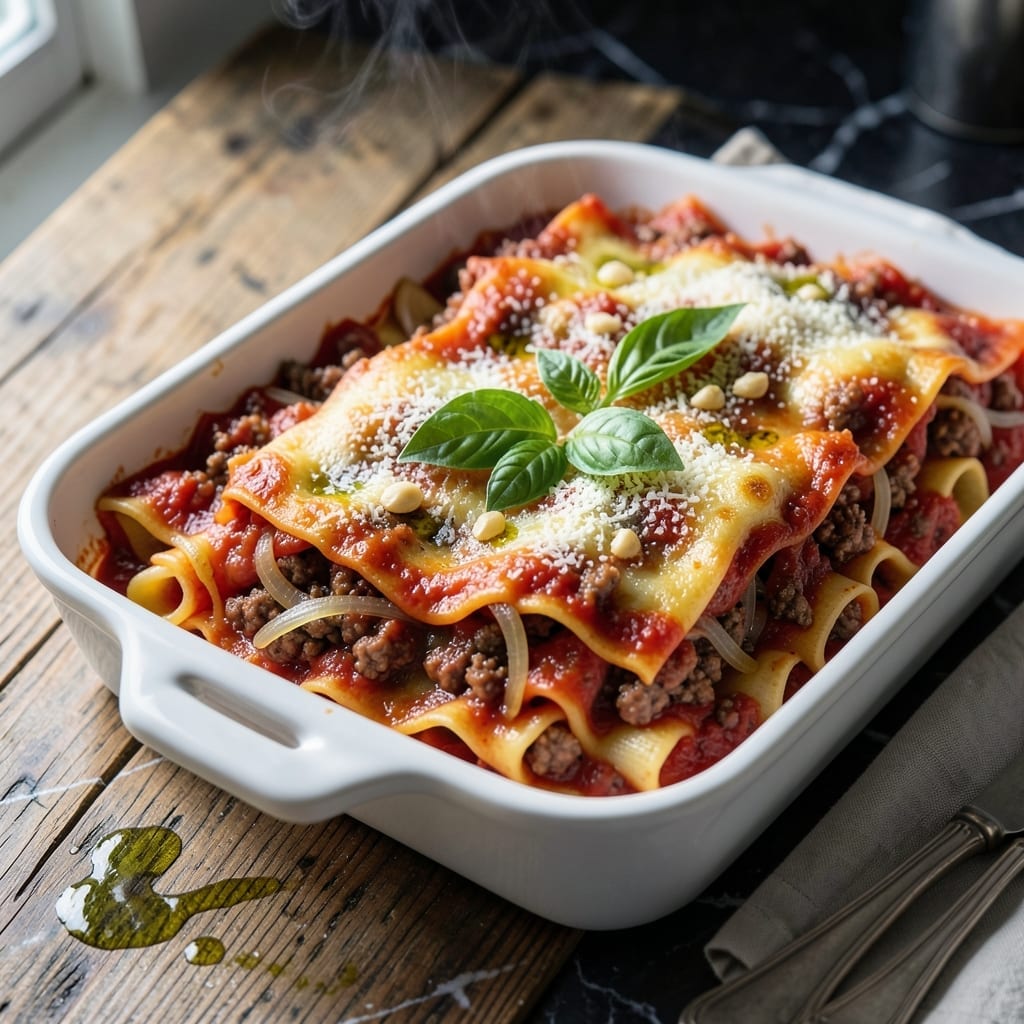 Lasagna Recipe No Ricotta or Cottage Cheese: Rich Layers Without the Dairy