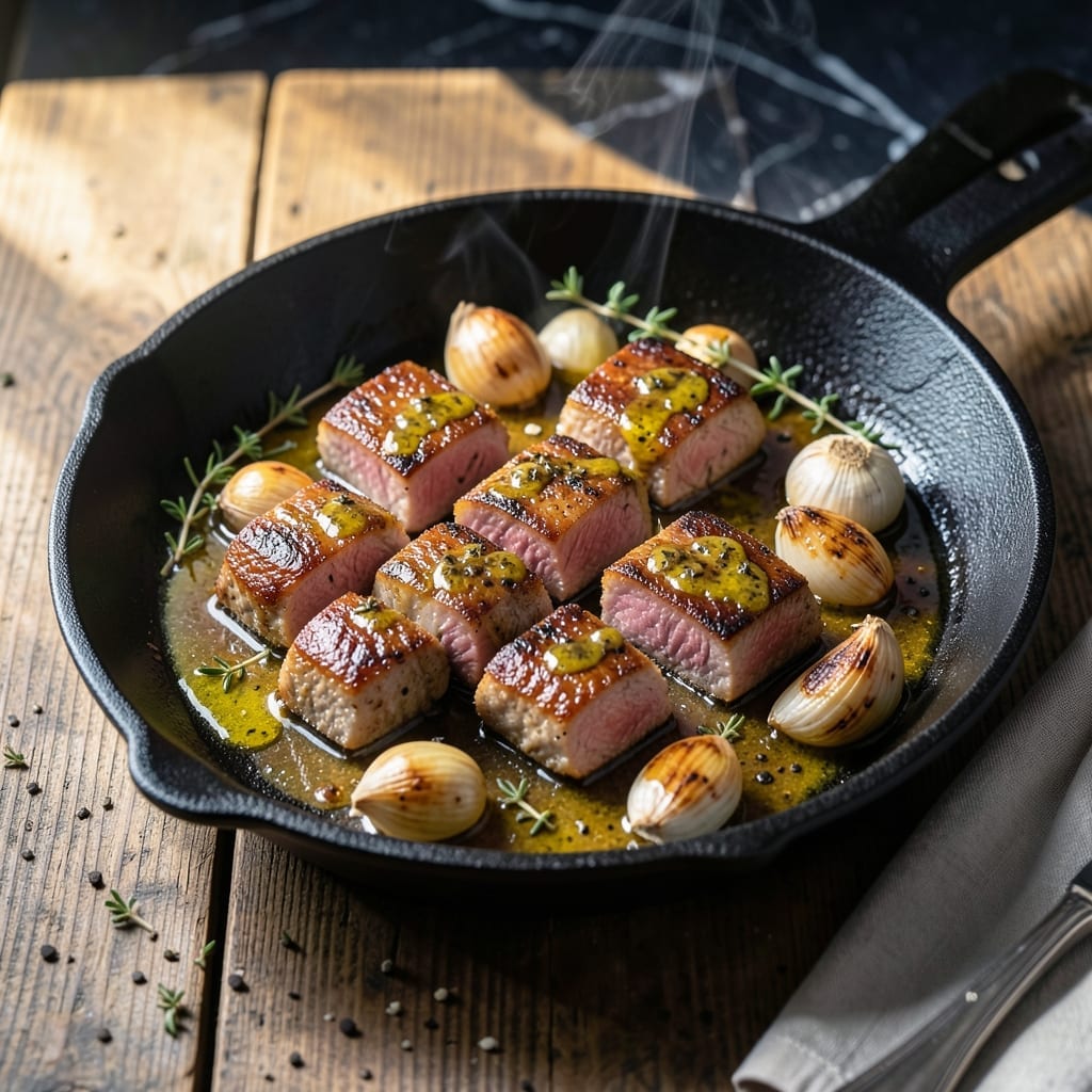 Pork Tenderloin Recipe Skillet: Juicy Medallions in a Golden Pan Sauce