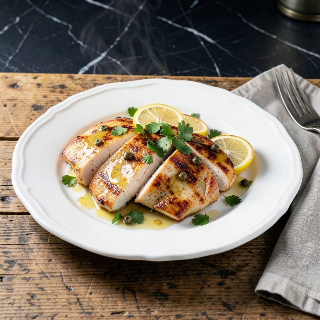 Chicken Piccata Recipe Without Cream: Lemon-Caper Sauce On Tender Cutlets