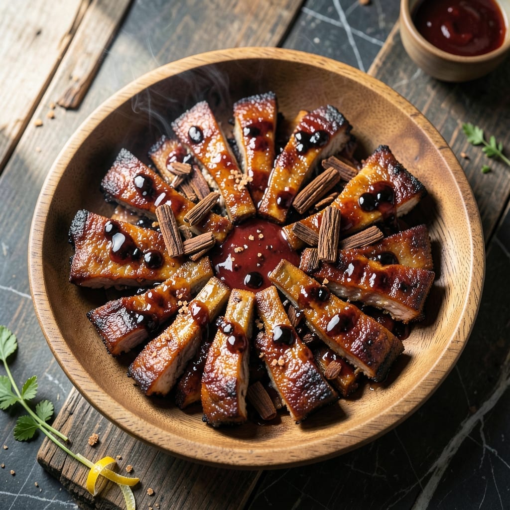 Barbecue Pork Rib Recipe: Slow-Smoked Sticky Glaze on Fall-Off-The-Bone Meat