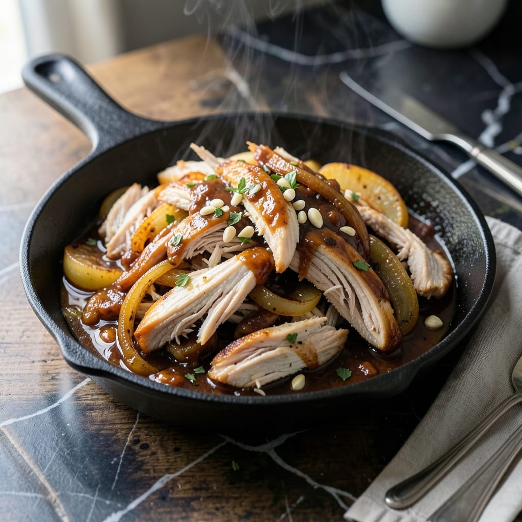 Pulled Barbecue Chicken Crockpot Recipe: Set It and Forget It Smoky Richness