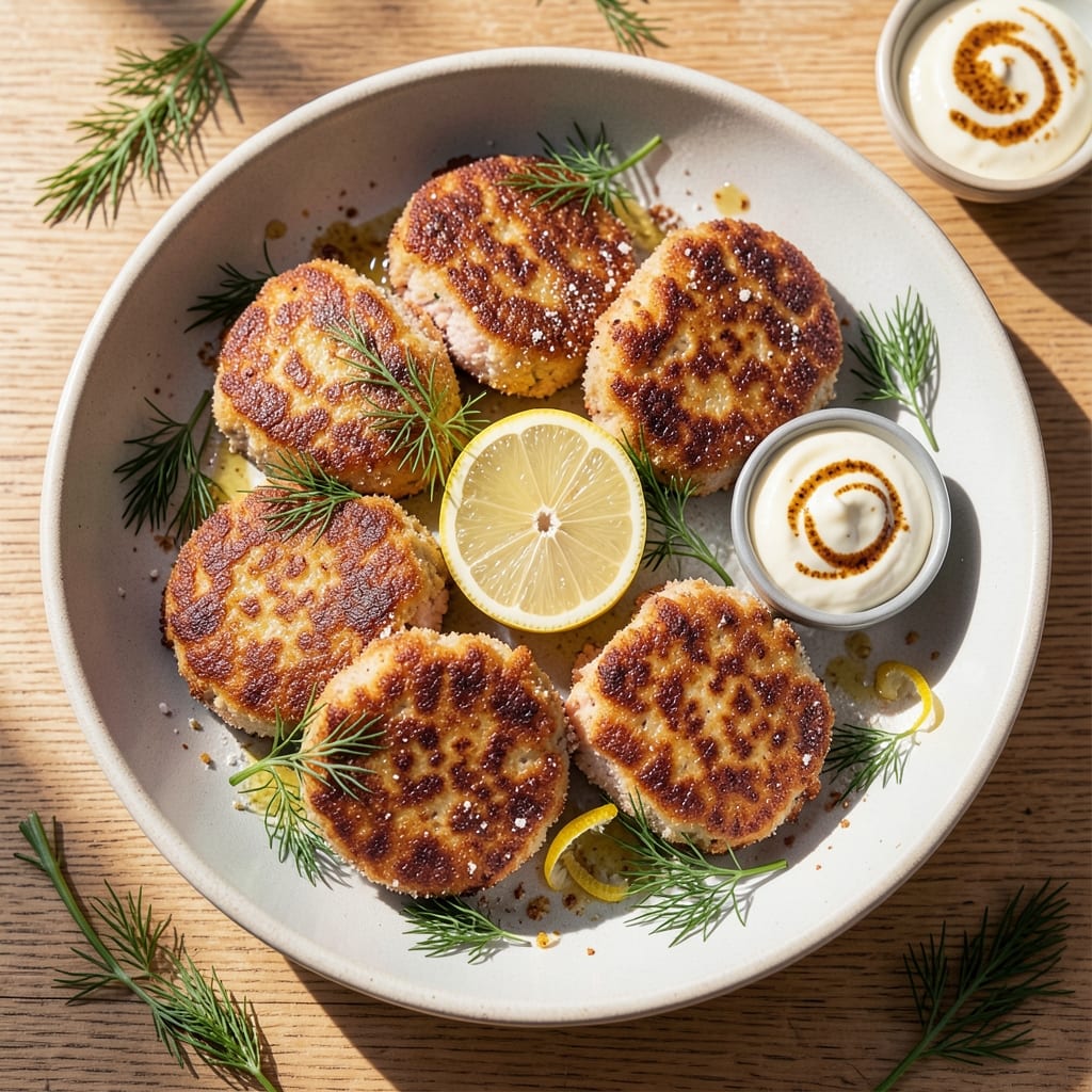 Recipe For Fried Salmon Patties With Flour: Crispy Golden Crust With Flaky Centers
