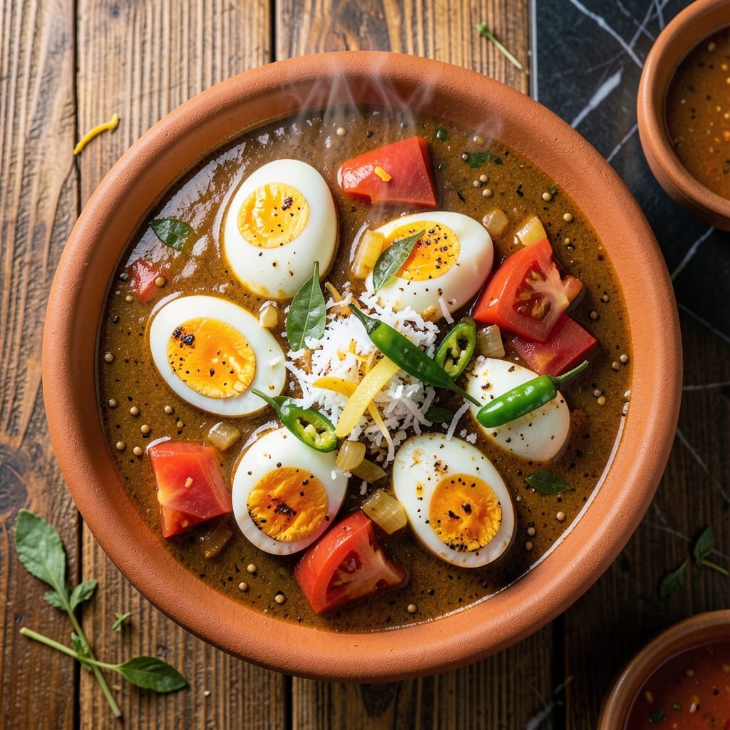 Egg Curry Recipe in Telugu: South Indian Spiced Coconut Delight