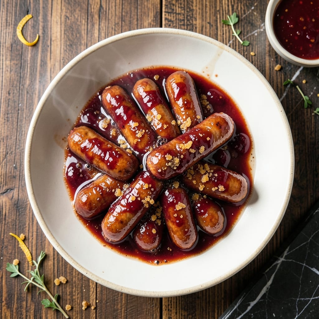 Little Smokies Recipe With Jelly and Chili Sauce: Sweet and Spicy Party Bites