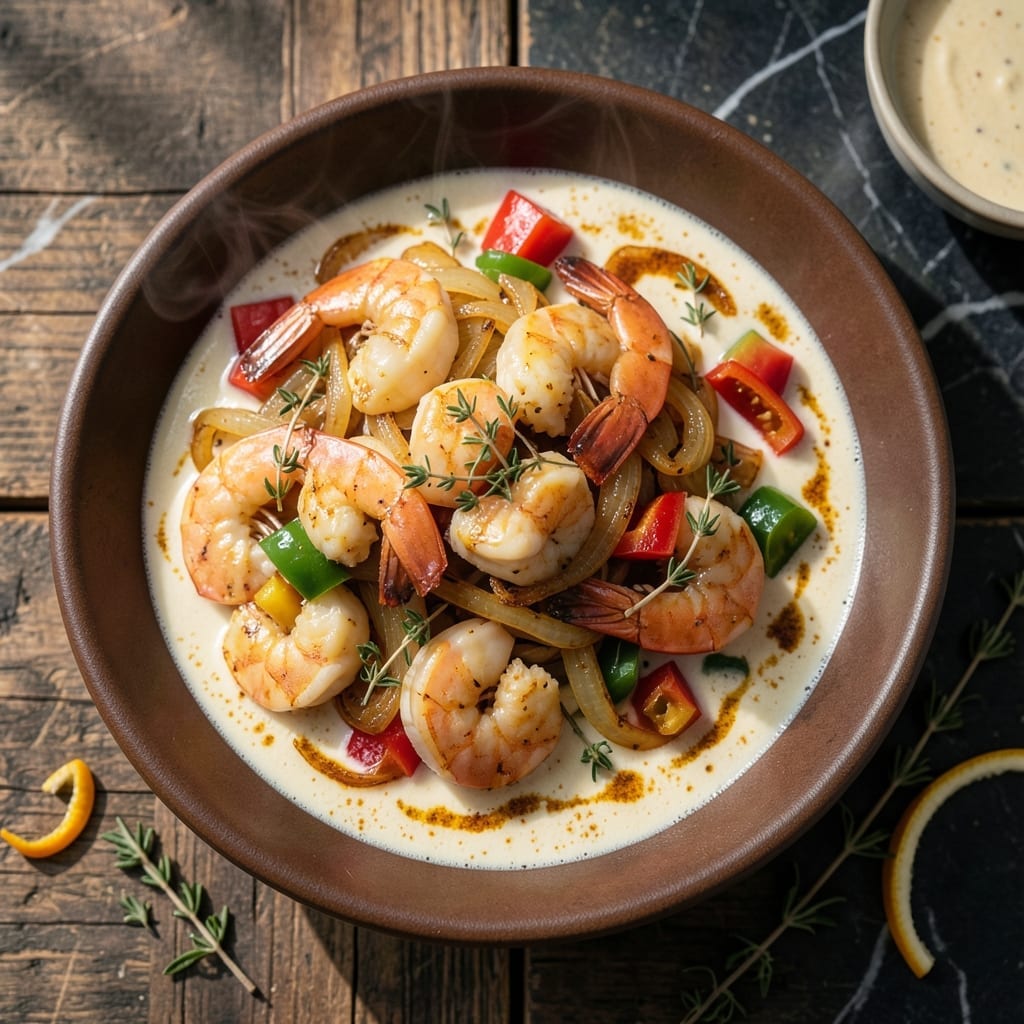 Jamaican Curry Shrimp Recipe With Coconut Milk: Bold Island Flavors in a Creamy Sauce Jamaican Curry Shrimp Recipe With Coconut Milk: Bold Island Flavors in a Creamy Sauce