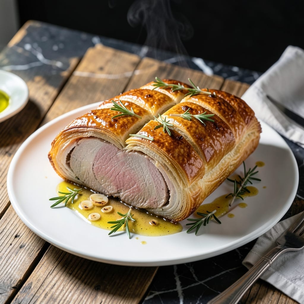 Recipe For Pork Tenderloin In Puff Pastry: Golden Crust With Herb-Infused Center