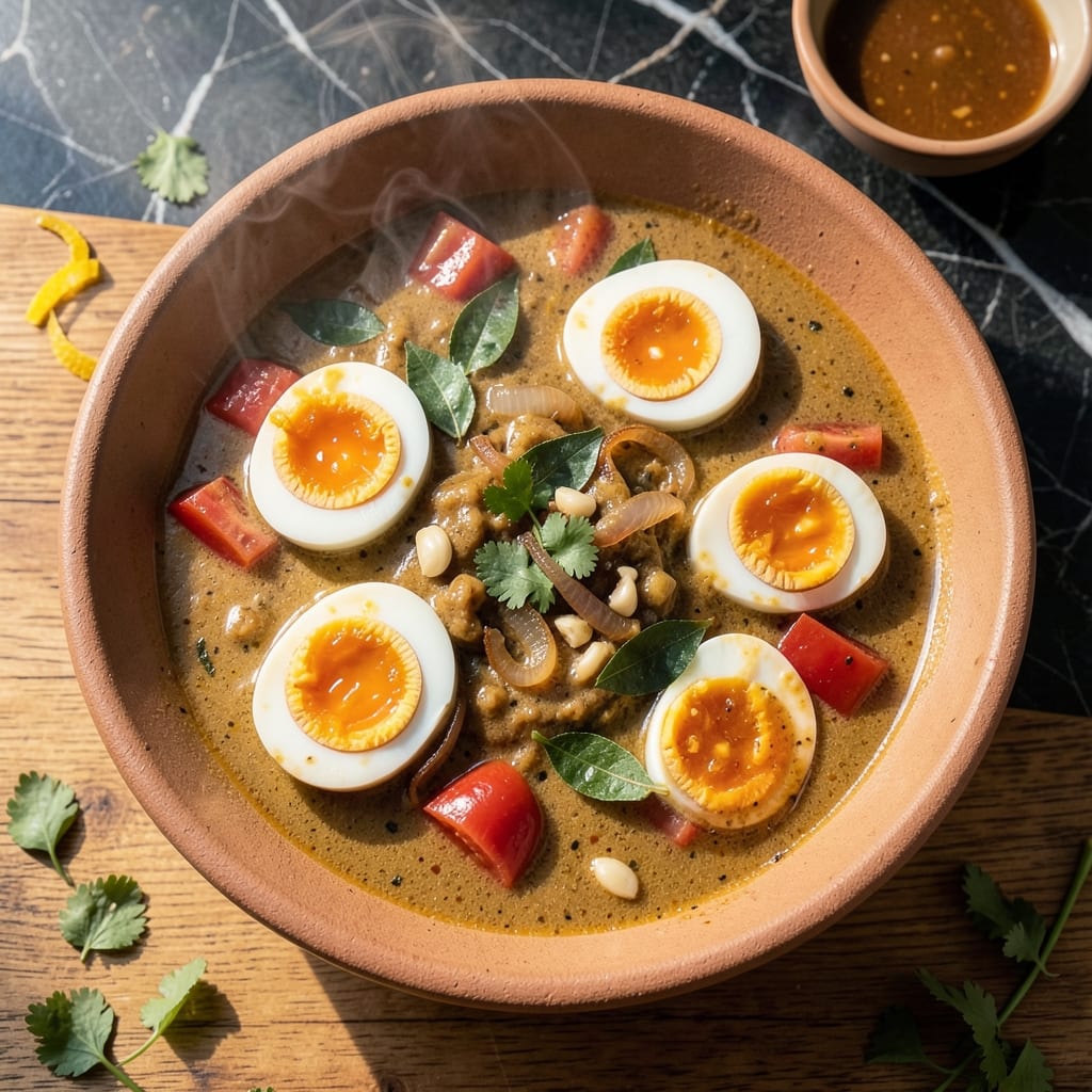 Egg Curry Recipe for Appam: South Indian Spiced Coconut Gravy