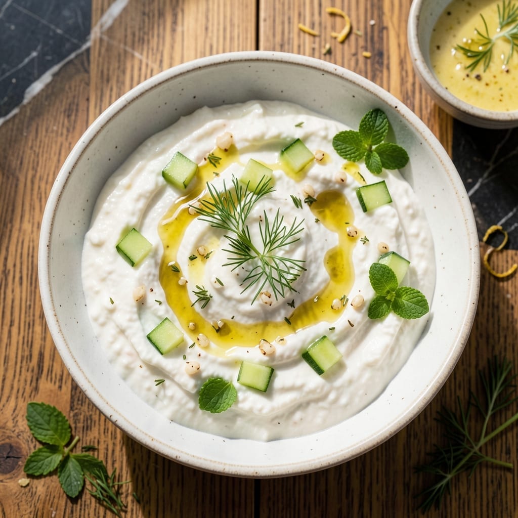 Tzatziki Sauce Recipe for Gyros: Cool Cucumber and Garlic Dip