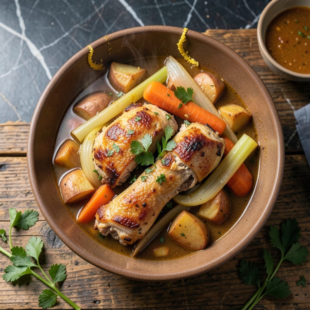 Recipe for Chicken Stew in the Crock Pot: Slow-Cooked Comfort With Herbs Recipe for Chicken Stew in the Crock Pot: Slow-Cooked Comfort With Herbs