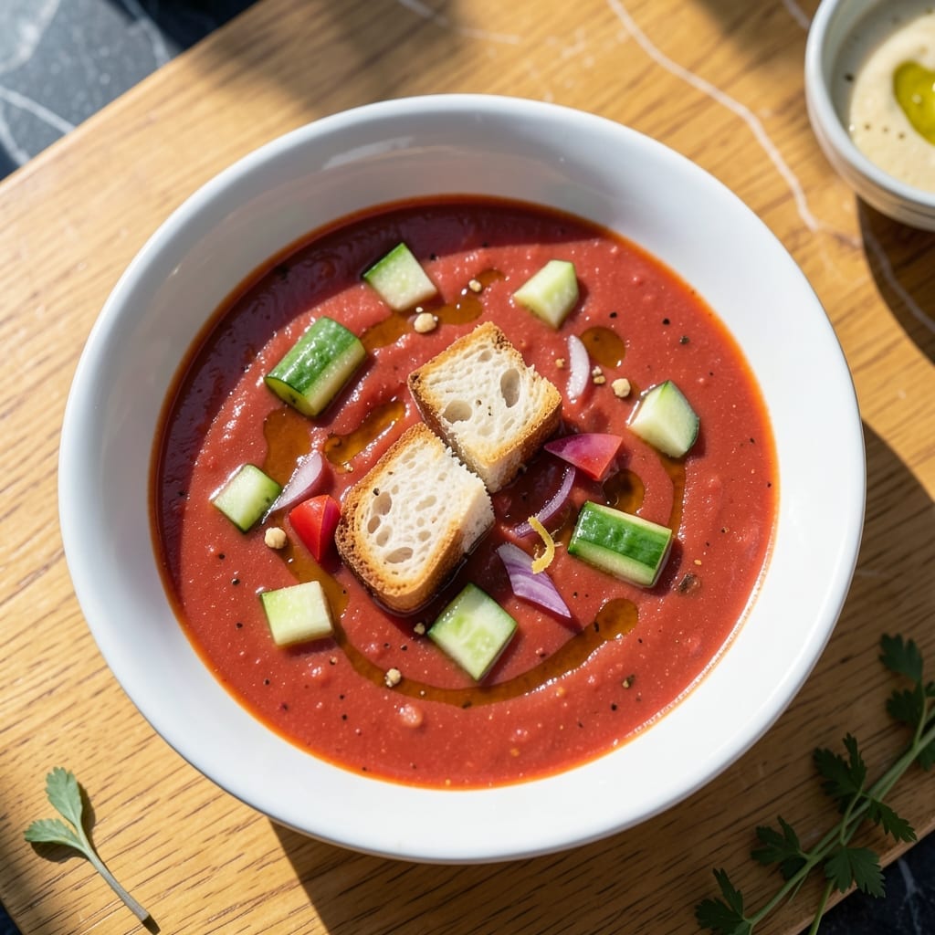 Gazpacho Recipe Using Canned Tomatoes: Chilled Summer Soup in Minutes Gazpacho Recipe Using Canned Tomatoes: Chilled Summer Soup in Minutes