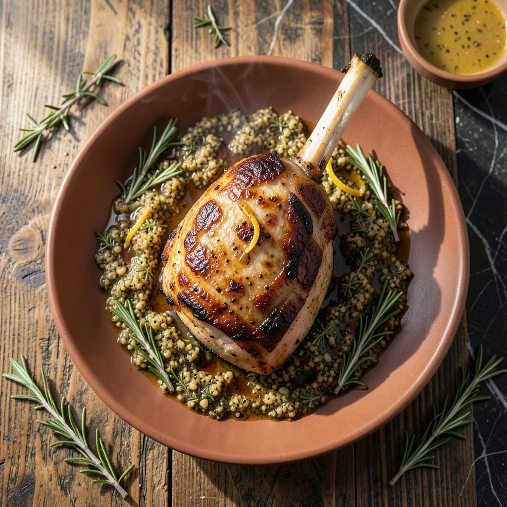 Grilled Bone In Pork Loin Roast Recipe: Herb-Crusted and Smoke-Infused Juiciness