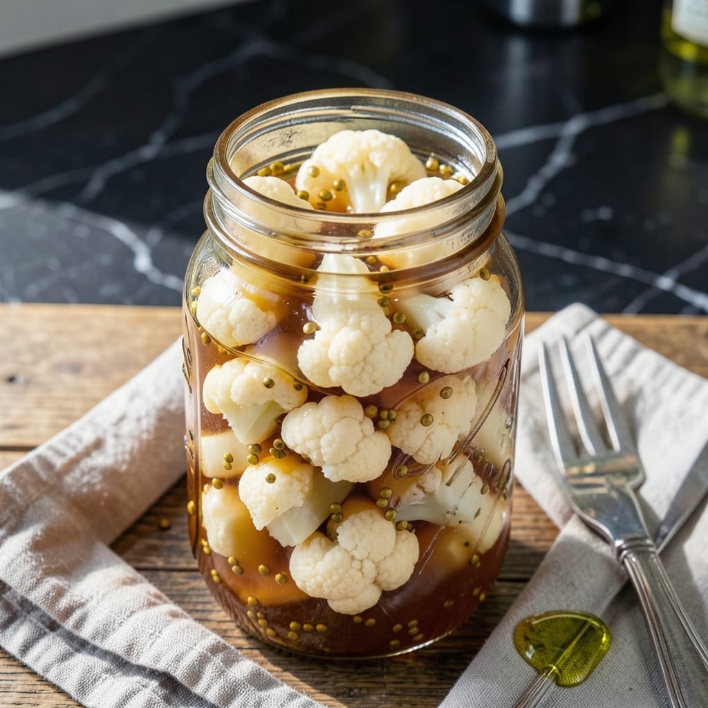 Sweet Pickled Cauliflower Recipe: Zesty Crunch in Every Bite