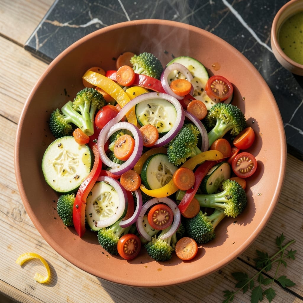 Veggie Medley Recipe: Colorful Roasted Garden Harvest
