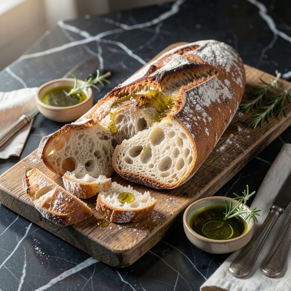 Bonefish Grill Ciabatta Bread Recipe: Bakery-Style Crust With Airy Centers