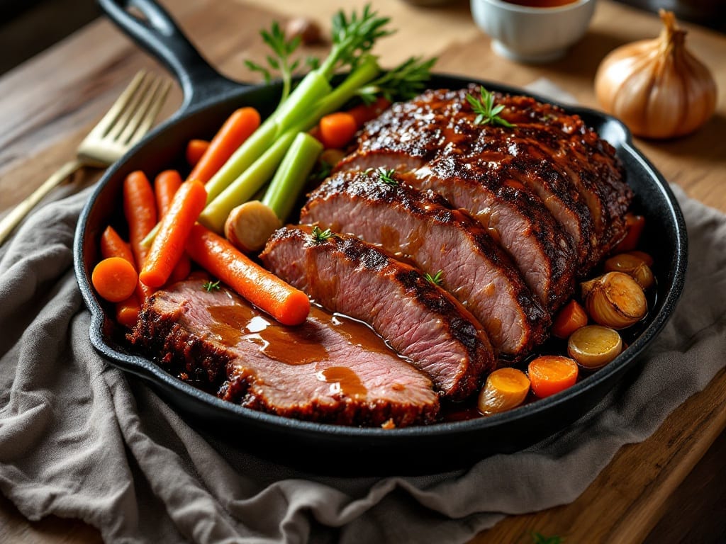 Beef Brisket Beer Recipe: Smoky, Beer-Braised Beauty in 6 Hours