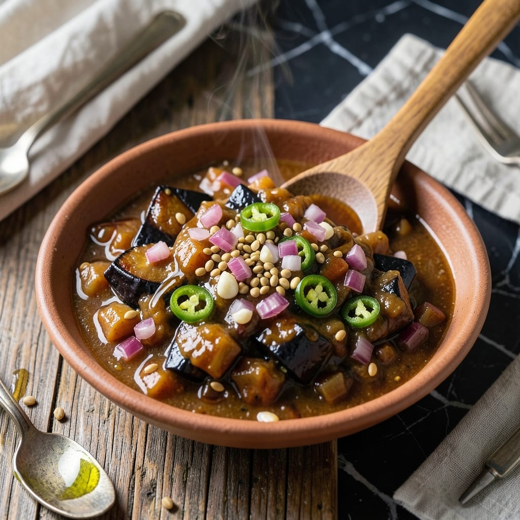 Eggplant Chutney Recipe: Smoky Sweet Tang for Dips and Spreads