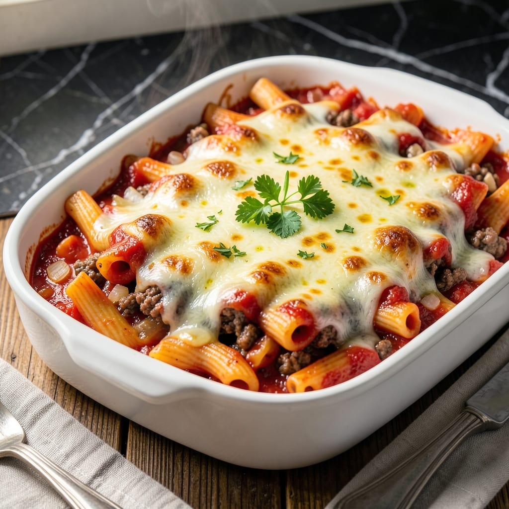 Baked Ziti Recipe Once Upon a Chef: Layered Pasta with Rich Tomato Sauce