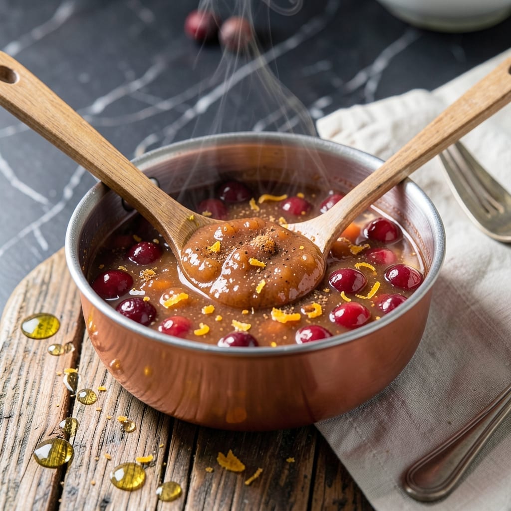 Orange Cranberry Sauce Recipe Orange Juice: Zesty Holiday Condiment With Citrus Depth