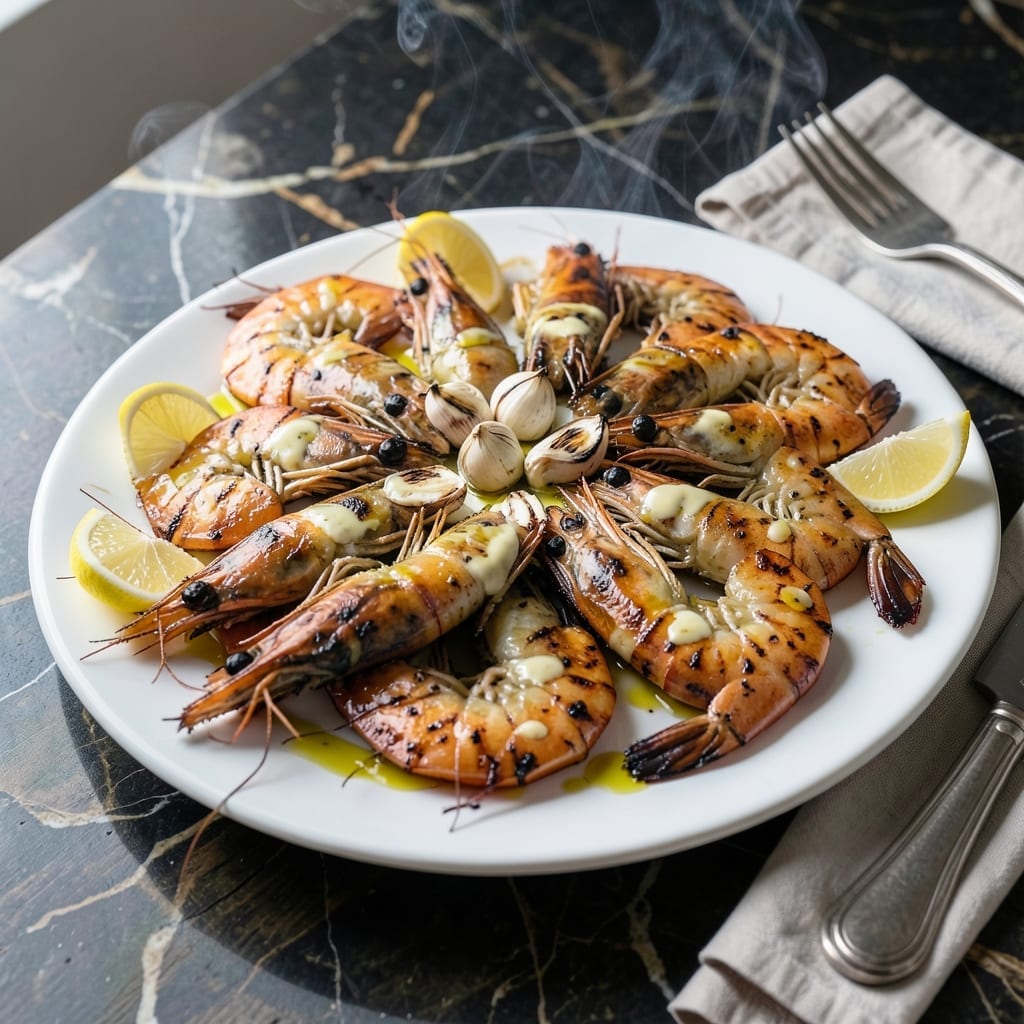 Charcoal Grilled Shrimp Recipe: Smoky Garlic-Butter Bite