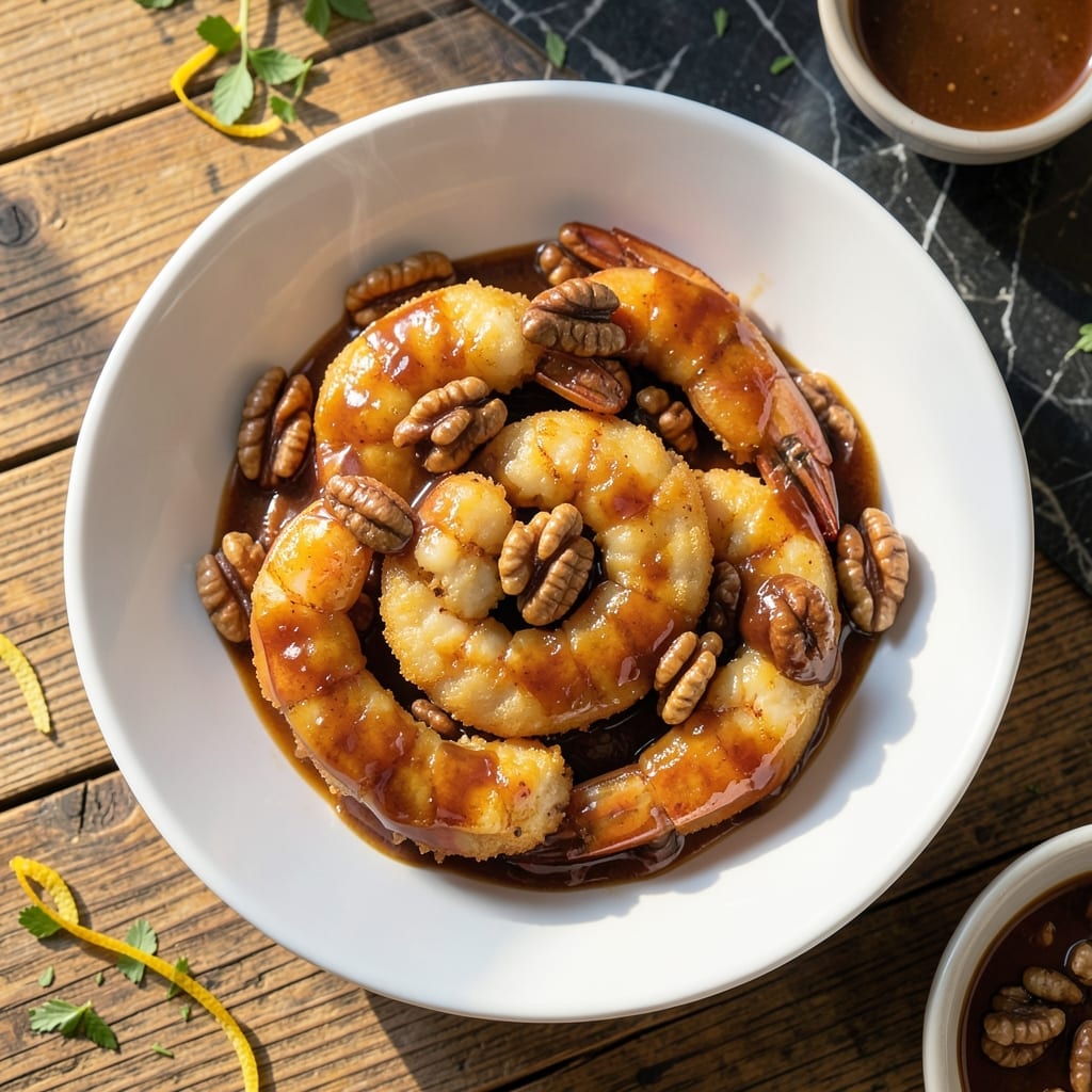 Honey Walnut Shrimp Recipe Without Condensed Milk: Crispy Coated Delight With Maple Glaze