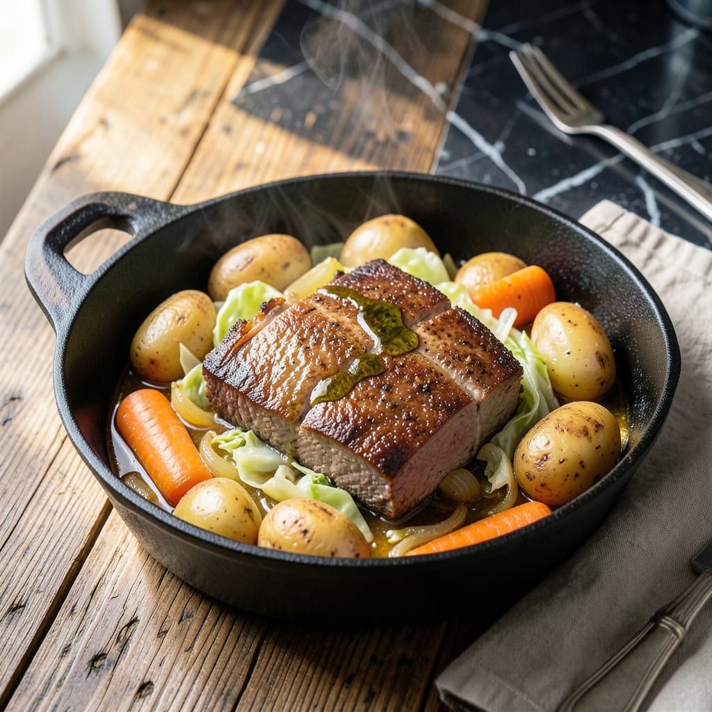 Show Me a Recipe for Corned Beef and Cabbage: Traditional Irish Boiled Dinner