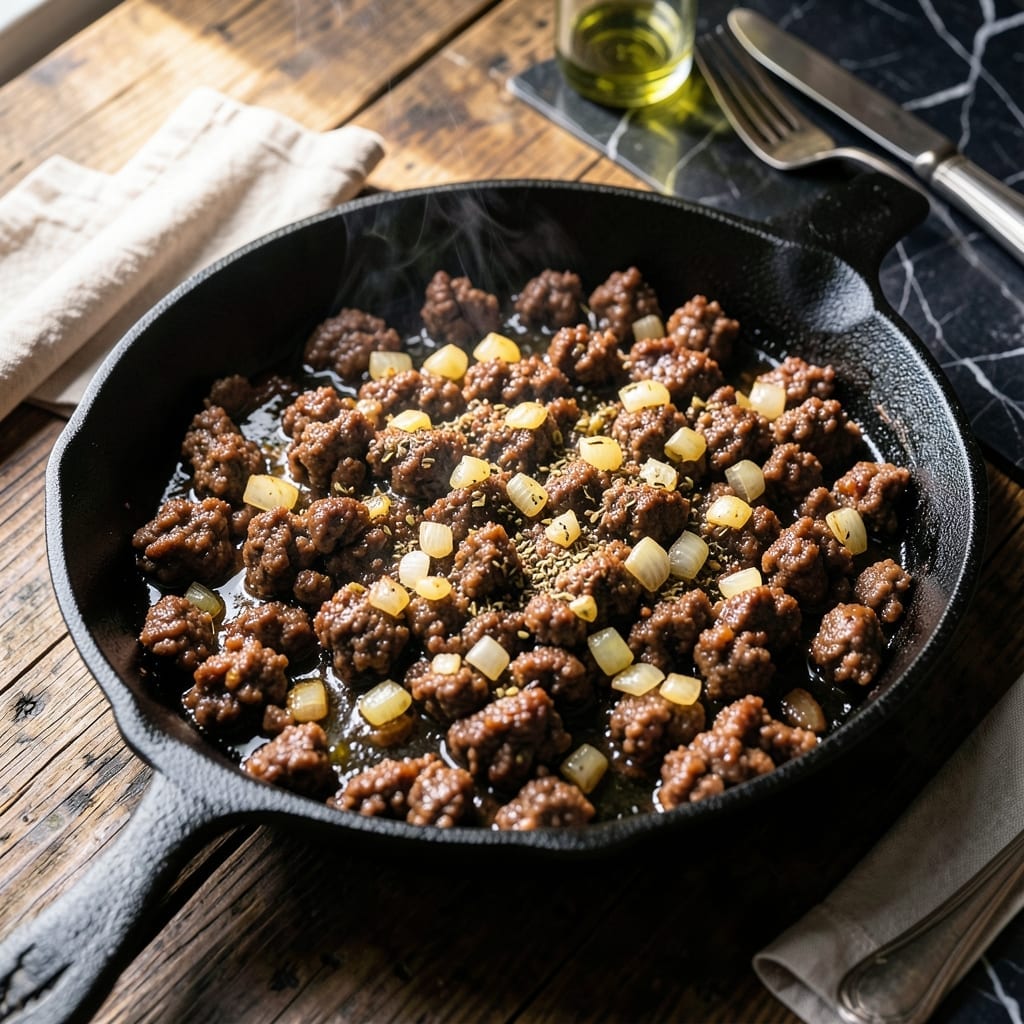 Taco Meat Recipe Without Tomato Sauce: Savory Spiced Ground Beef for Taco Night