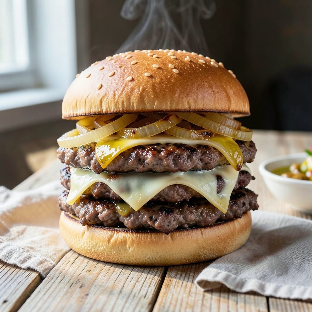 Smash Burger Recipe With Onions: Caramelized Toppings and Juicy Patties