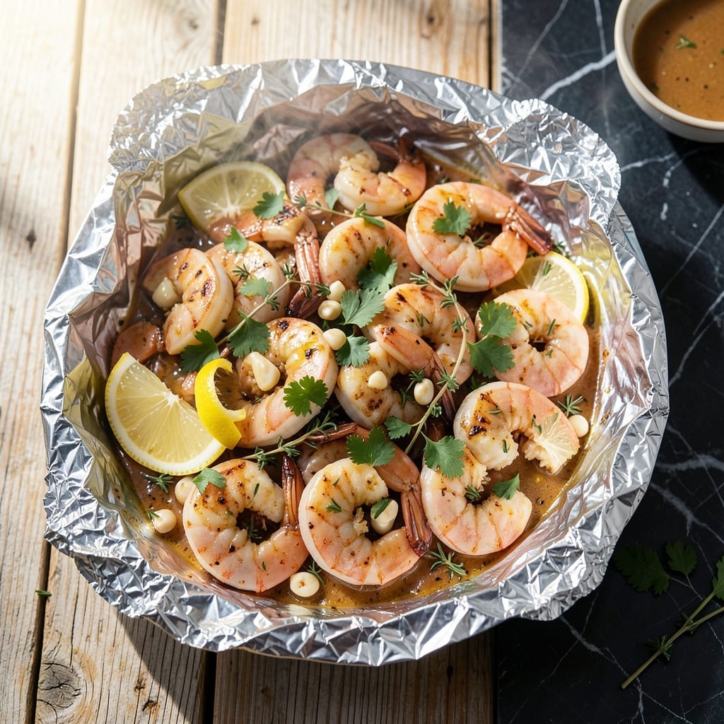 Grilled Shrimp Packets Recipe: Foil-Wrapped Flavor Bombs