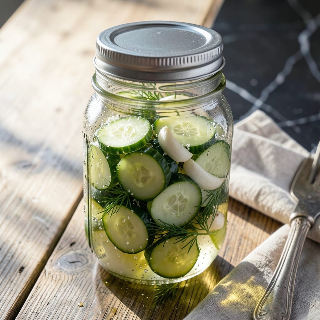 Recipe for Cukes and Vinegar: Quick-Pickled Tangy Crunch