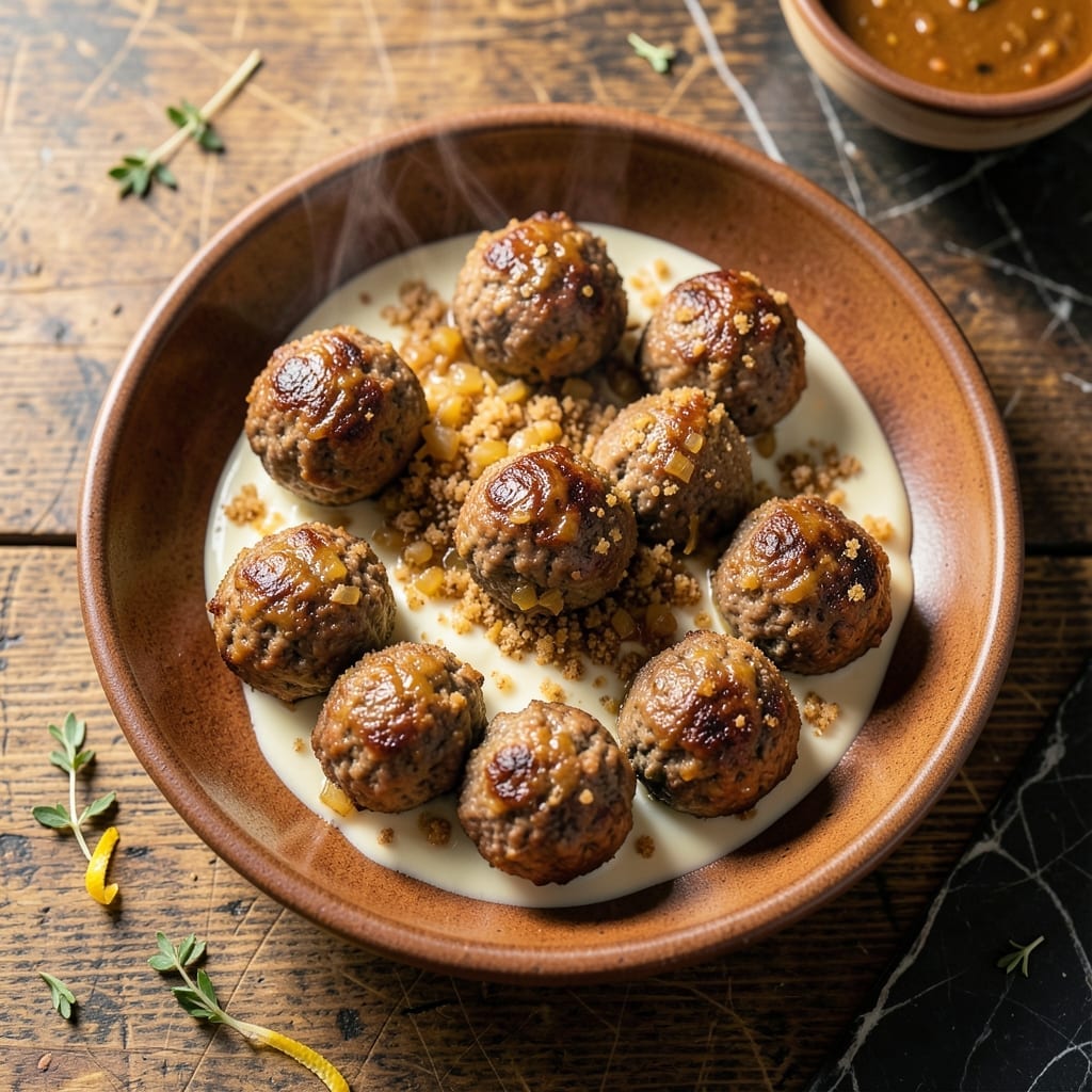 Meatball Recipe Without Parmesan Cheese: Bread Crumb Bound Juiciness