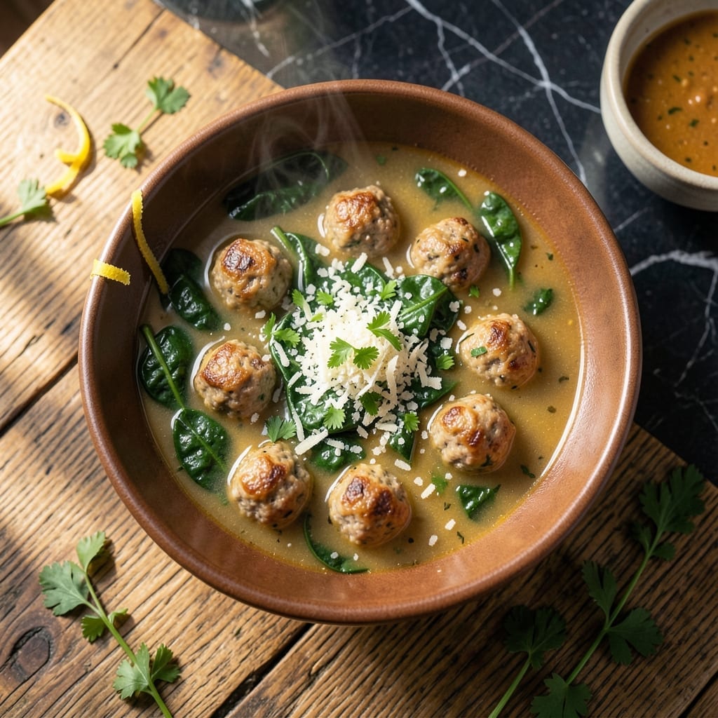 Wegmans Italian Wedding Soup Recipe: Meatball and Spinach Harmony in a Bowl