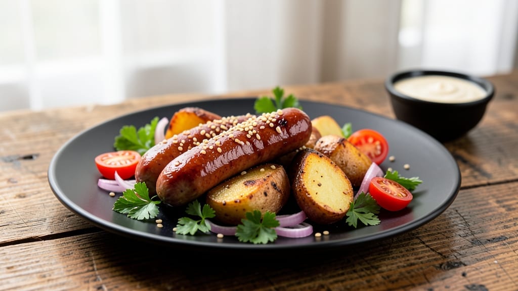 Oven Roasted Smoked Sausage and Potatoes Recipe: Crispy Skin, Juicy Meat, One-Pan Magic Oven Roasted Smoked Sausage and Potatoes Recipe: Crispy Skin, Juicy Meat, One-Pan Magic