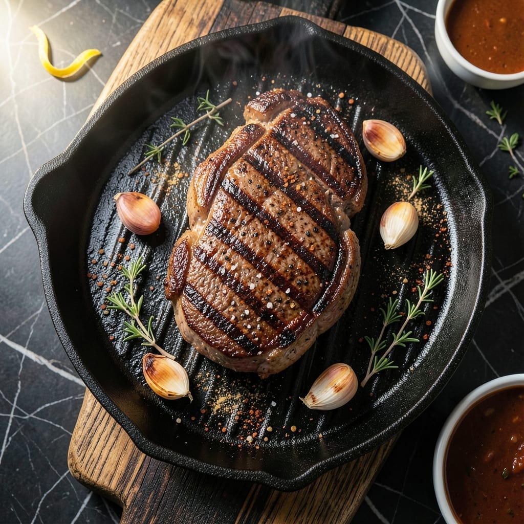 Bobby Flay's Grilled Porterhouse Steak Recipe: Steakhouse Crust With Bold Char