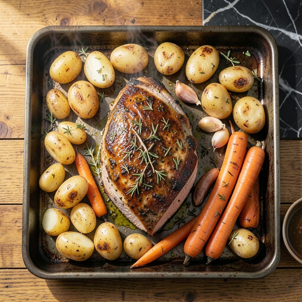Pork Tenderloin Recipe Easy Sheet Pan Dinner: Juicy Herb-Crusted Perfection