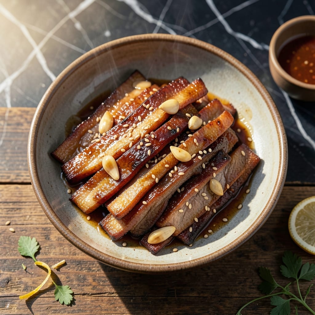 Golden Island Korean Barbecue Recipe Pork Jerky: Sweet And Savory Meat Strips