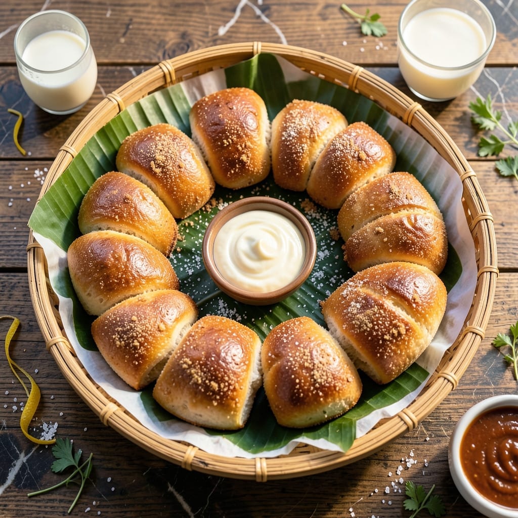 Recipe for Pandesal Filipino: Soft Bread Rolls With Sweet and Savory Fillings