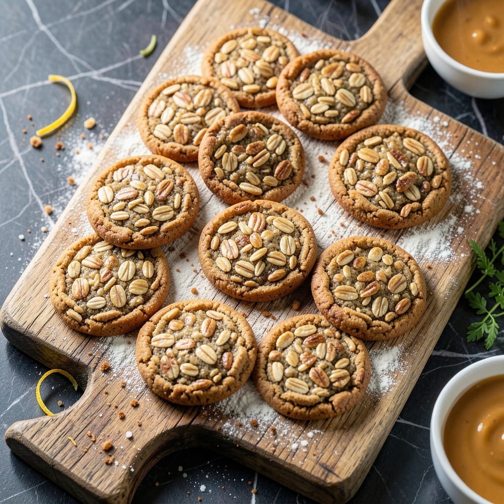 Oats Cookies Recipe Eggless: Chewy Edges With Cinnamon Warmth Oats Cookies Recipe Eggless: Chewy Edges With Cinnamon Warmth