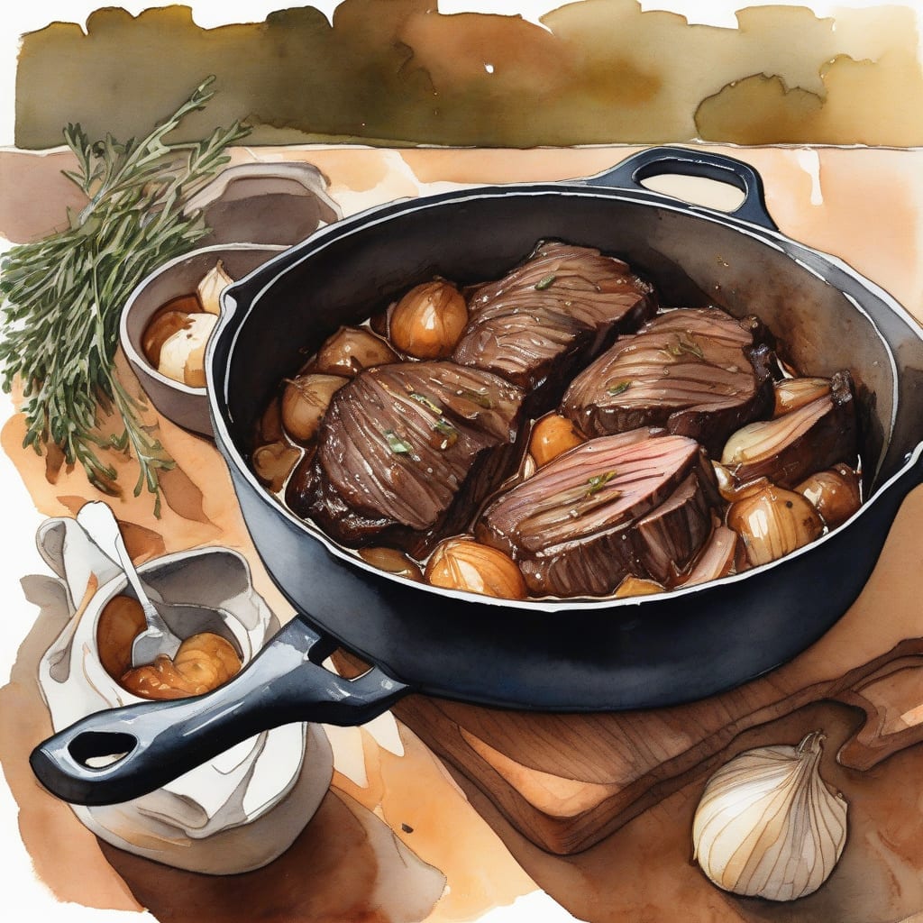 le creuset pot roast recipe