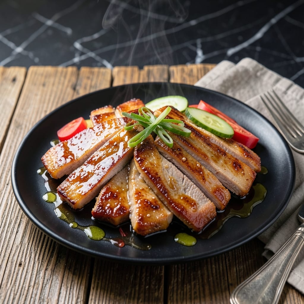 Miso Pork Belly Recipe: Sticky Glazed Indulgence