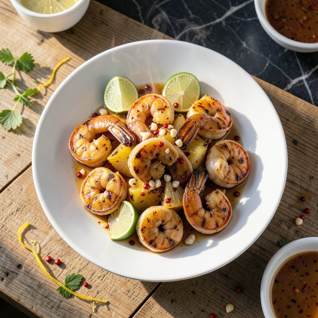 Grilled Pineapple Shrimp Recipe: Tropical Sweetness Meets Smoky Char