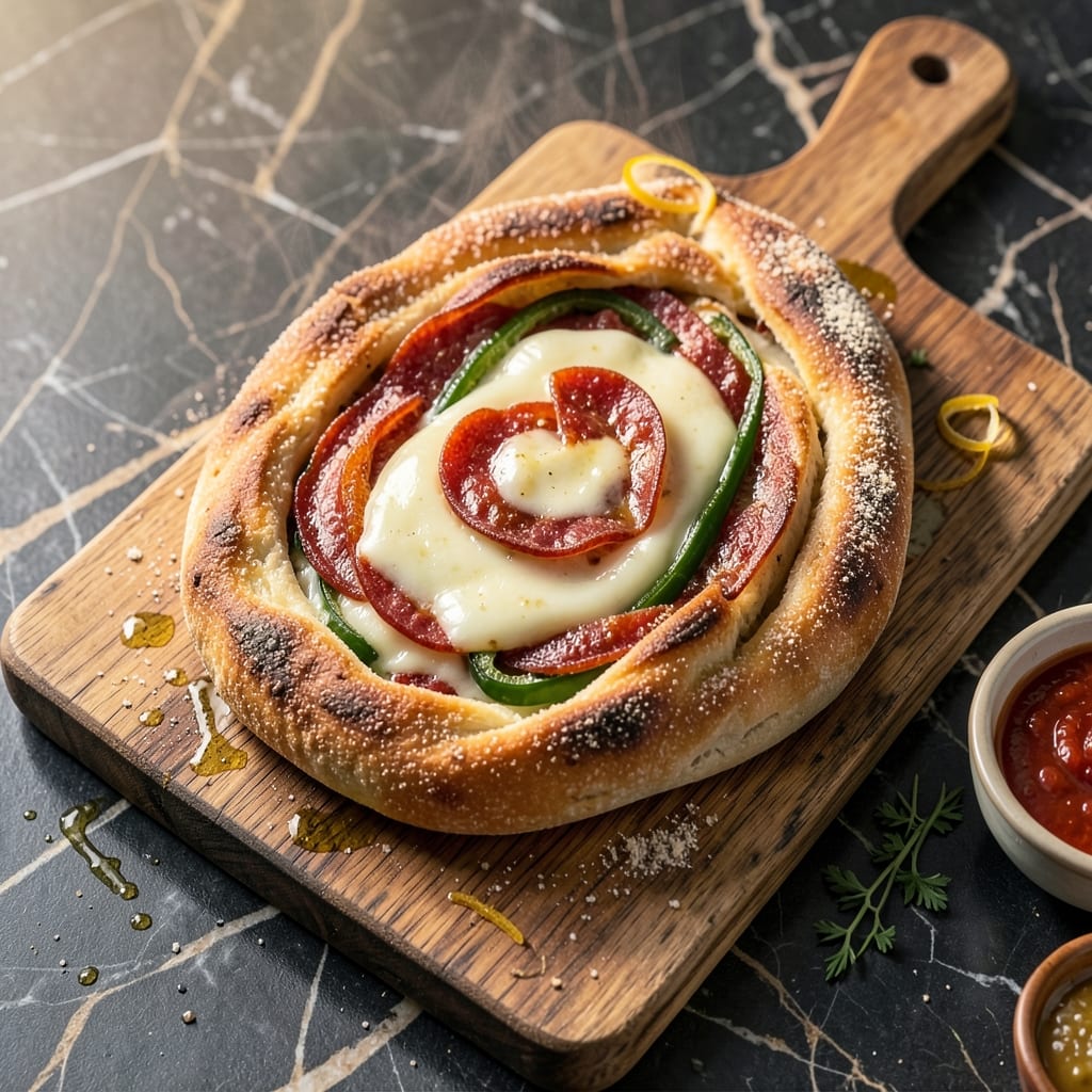 Stromboli Recipe With Pizza Dough: Golden Crust Filled With Italian Flavors