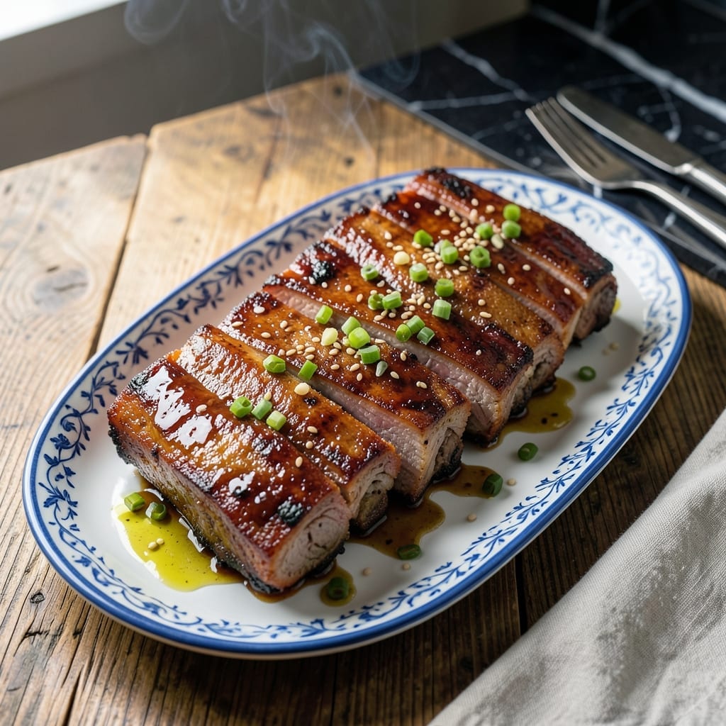 Oven Baked Barbecued Spare Ribs Recipe: Slow-Roasted Sweet and Smoky