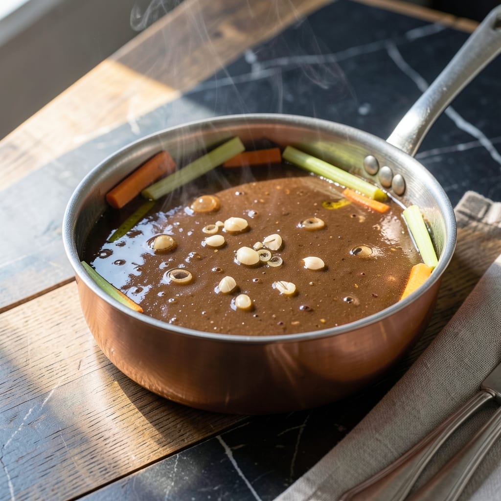Gravy Recipe for Prime Rib Roast: Rich Au Jus with Roasted Depth