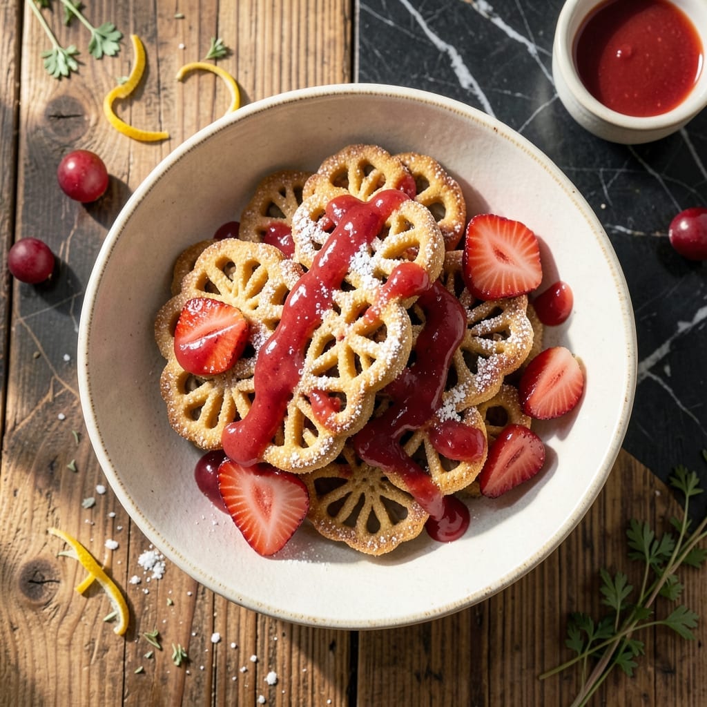 Strawberry Pizzelle Recipe: Fruity Twist on Classic Italian Waffle Cookies Strawberry Pizzelle Recipe: Fruity Twist on Classic Italian Waffle Cookies