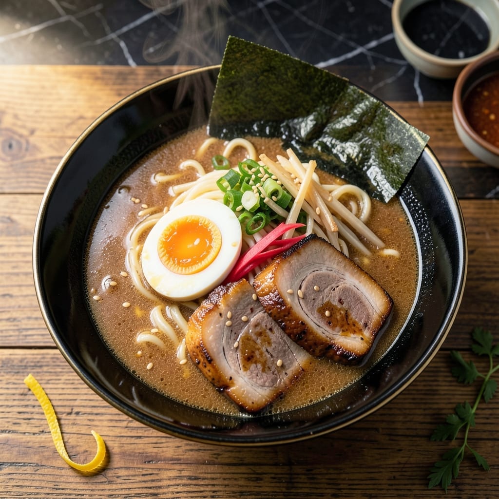 Traditional Japanese Ramen Recipe From Scratch: Rich Broth With Hand-Pulled Noodles